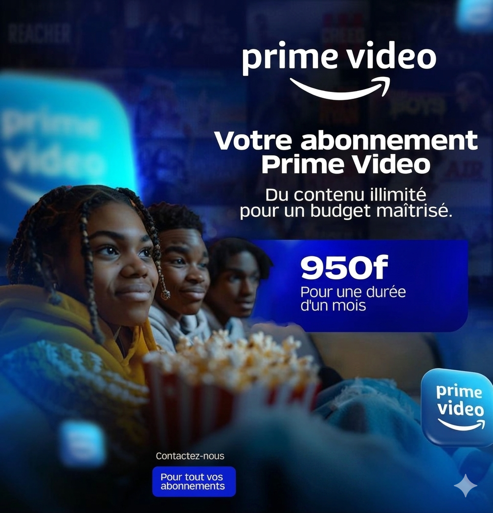Abonnement Amazon Prime Video (Profil/Dédié)